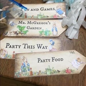 Peter Rabbit birthday decorations